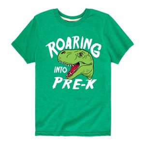 Boys' - Instant Message - Roaring Into Pre K Short Sleeve Graphic T-Shirt - 1 of 4