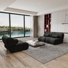 TiramisuBest Black Modular Sofa,Adjustable Headrests,Chenille Sectional,Hidden Legs,Reclining Backrest for Living Room/Bedroom - 3 of 4