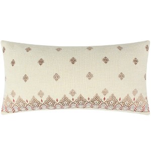 Ansara Cream Pillow 12x24 - Levtex Home - 1 of 3