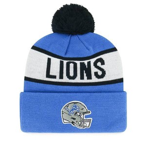 NFL Detroit Lions Full Blitz Knit Beanie: Sports Team Logo, Adult One Size - 1 of 2