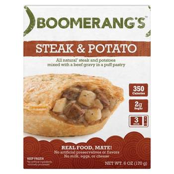 Boomerang's Frozen Steak & Potato Pie - 6oz