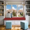 Aoodor 46x18 Inch Outdoor Bench Cushion, Olefin Fabric Patio Furniture Cushions with Removable Cover and Adjustable Straps for Swing Sofa Settee - 3 of 4