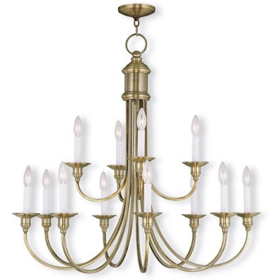 Livex Lighting Cranford 6 - Light Chandelier in  Brushed Nickel