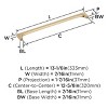Amerock Merced Pull for Cabinets, Drawers, and Furniture - 4 of 4