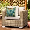 Liora Manne Marina Garden Indoor/Outdoor Pillow.. - 4 of 4