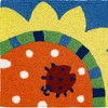 Jellybean Flower Lady 20"x30" Indoor/Outdoor Doormat – Vibrant Floral Design for Any Entryway - 2 of 3