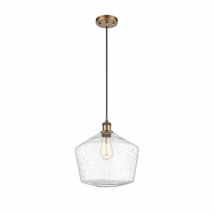 Cindyrella - 1 Light Cord Hung Mini Pendant In Industrial Style-13.5 Inches Tall and 12 Inches Wide - 1 of 1