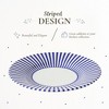 Spode Blue Italian 7-Inch Narrow Side Plate with Stripe Border - Porcelain Serving Plate - Eastern Inspired Pattern - Microwave & Dishwasher Safe - 3 of 4