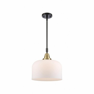 Bell - 1 Light Stem Hung Mini Pendant In Industrial Style-14.13 Inches Tall and 12 Inches Wide