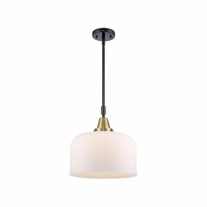 Bell - 1 Light Stem Hung Mini Pendant In Industrial Style-14.13 Inches Tall and 12 Inches Wide - 1 of 1
