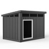 Kumasinova 32"/43" Easy-Assemble Dog Crate with Weatherproof Roof,Spacious Small/Medium Dog Crate Interior with Open-Top,Dog Kennel Indoor Furniture - 2 of 4