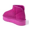 Fireside by Dearfoams Women's Kingston Genuine Shearling Platform Bootie - 3 of 4