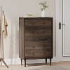 NicBex Wide Drawer Dresser,Mid-Century Style Dressers,Chest of Drawers for Bedroom,Living Room,Study,Office,Entryway - 2 of 4