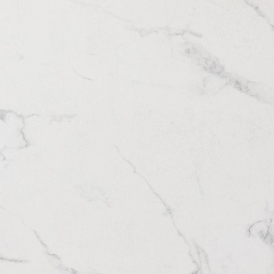 Wennan Modern Faux Marble Rectangular Cocktail Table with Black Metal Legs