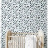 RoomMates Tamara Day Hawthorn Blossom Peel & Stick Wallpaper: Removable Botanical Abstract, Self-Adhesive, Gray, 28.29 Sq Ft - 4 of 4