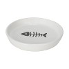 Park Life Designs 2c Oscar Classic Round Cat Bowl - White - 2 of 4