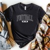 Simply Sage Market Football Mom Block Short Sleeve Tee - 2XL - Black - 3 of 4