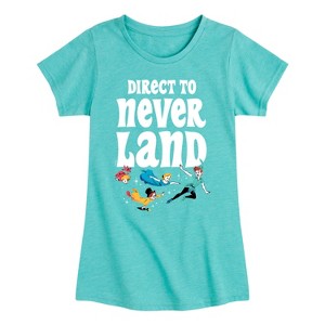Girls' - Disney - Peter Pan Fitted Short Sleeve Graphic T-Shirt - 1 of 4