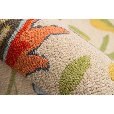 Multicolor Wool Floral Hand-Tufted 2'3" x 8' Runner Rug