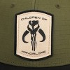 The Mandalorian Sublimated Crest Adult Olive Green Trucker Hat - 4 of 4