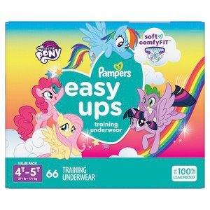 Pampers Easy Ups Training Underwear Girls Size 6 4T-5T 66 Count - 1 of 4