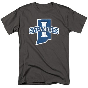 Men's Indiana State University Official Distressed Primary T-Shirt - 1 of 4