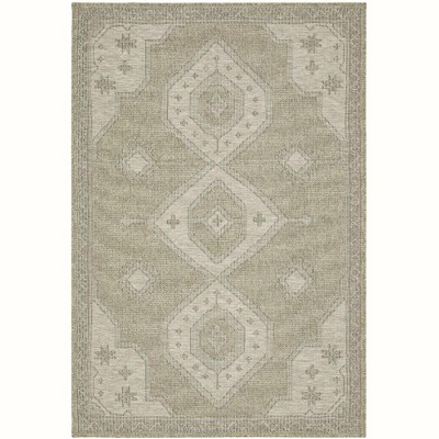 Oriental Weavers TTR08A240305ST 7 ft. 10 in. x 10 ft. Tortuga Polypropylene Rectangle Rug Beige & Black
