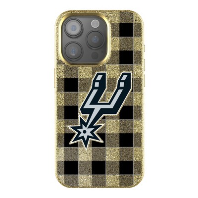 Keyscaper NBA Plaid Bling Cell Phone Case for iPhone 14 Plus