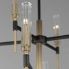 Maxim Lighting Flambeau 12 - Light Chandelier in  Black/Antique Brass - 2 of 3