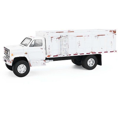 1980 Chevrolet C-70 Grain Truck White (Weathered) "S.D. Trucks" Series 20 1/64 Scale Diecast Model Cars by Greenlight