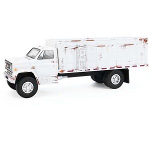 1980 Chevrolet C-70 Grain Truck White (Weathered) "S.D. Trucks" Series 20 1/64 Scale Diecast Model Cars by Greenlight - 1 of 1