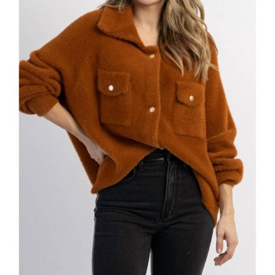 Women's FRANKIE SOFT FUR SHACKET - BUCKETLIST
