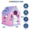 Kids Cottage Playhouse with Door, Mail Slot & Built-In Games – Indoor/Outdoor Pretend Playhouse for Toddlers & Young Children - 3 of 4