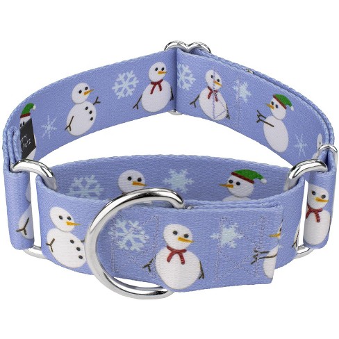 Country Brook Petz 1 1/2 Inch Snowman Martingale Dog Collar - image 1 of 4