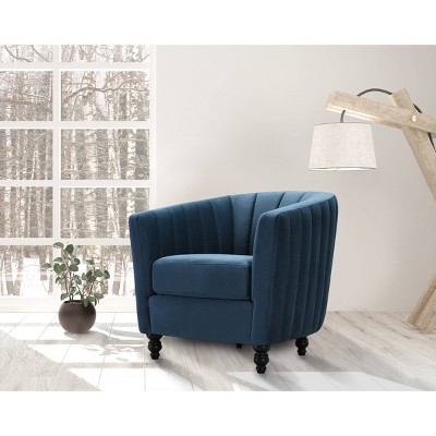 Guadalupe Accent Chair Blue - Chic Home Design