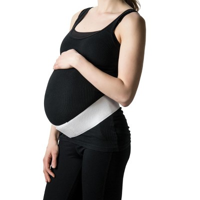 Bando Belly Band for Pregnancy, Maternity Pants and Jeans Extender for All  Trimesters and Including Post Pregnancy (Medium/Large, Black) 