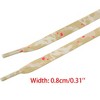 INSPIRE CHIC Flat Colorful Sneakers Art Printed Pattern Shoelaces 2 Pairs - 3 of 4
