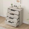 Jojoka 4 Drawer Dresser for Bedroom,Chest of Drawers with Embedded Handles Design for Living Room - 4 of 4