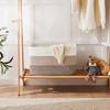 Itopfox Rectangle Woven Storage Basket for Laundry, Blankets, Toys, and Magazines - Natural Cotton Hamper for Nursery and Living Room Décor - 4 of 4