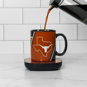 Uncanny Brands Texas Longhorns 12oz Mug Warmer Set - 1 of 4