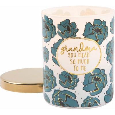 Pavilion Gift Company - Grandma - 7 oz 100% Soy Wax Candle Scent: Fresh Cotton - Flame Candles