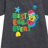 - SpongeBob SquarePants - Best Egg Ever Graphic Short Sleeve Fleece Dress - 2 of 4
