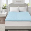 Infurnic Mattresses All Season Reversible Hypoallergenic Cooling Mattress Topper for Comfortable and Healthy Sleep, Blue, 80"*39"*1.5" - 2 of 4