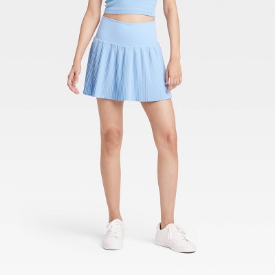 Women's Mini Pleated High-Rise Skort - JoyLab™ Light Blue XXL