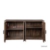 CAVINAS Fuctional Entryway Serving Sideboard Cabinet with Black Metal Handle,Wooden Buffet Cabinet with Storage for Kitchen,Dining Room - 2 of 4