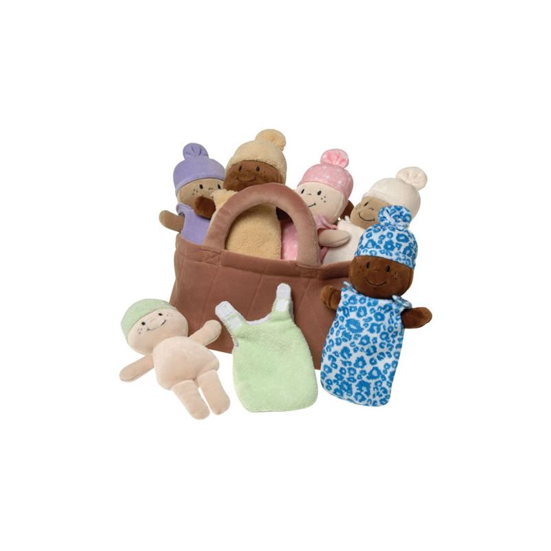 Creative Minds Basket of Soft Babies with Removable Sack Dresses - Set of 6, 1 of 5