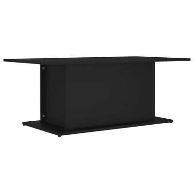 vidaXL Black Coffee Table 102x55,5x40 cm Particleboard