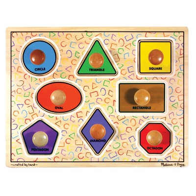 melissa and doug jumbo knob puzzle shapes