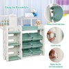 Safstar Kids Toy Storage Organizer w/Bins & Multi-Layer Shelf for Bedroom Playroom Green - 4 of 4