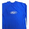 Bimini Dri-Fit Rash Guard Long Sleeve Unisex Blue Shirt, Medium - 2 of 3